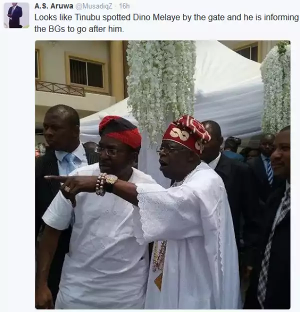 Funny Photo Of The Day: Bola Tinubu Vs Dino Melaye